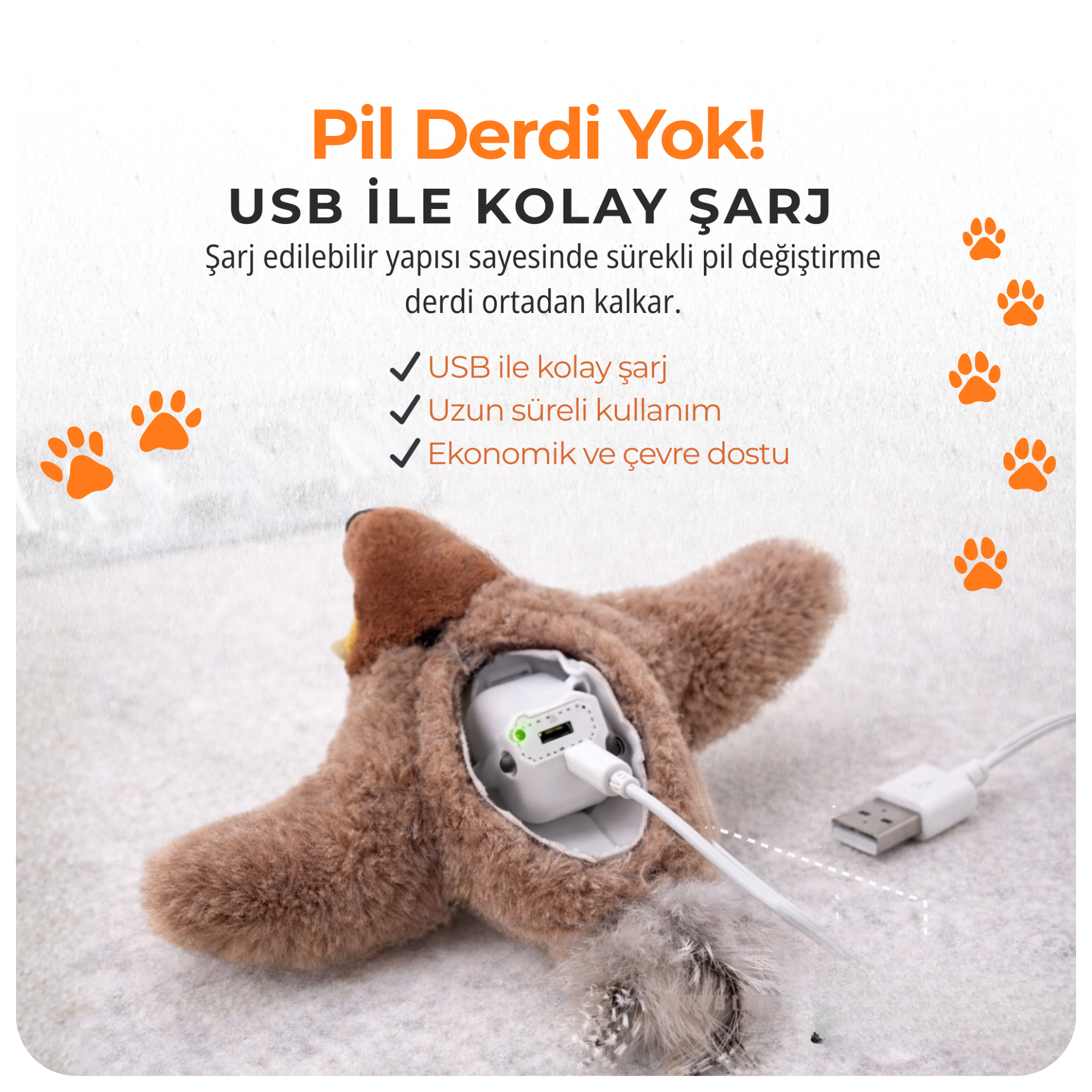 Uçan Kuş Interaktif Kedi Oyuncagi